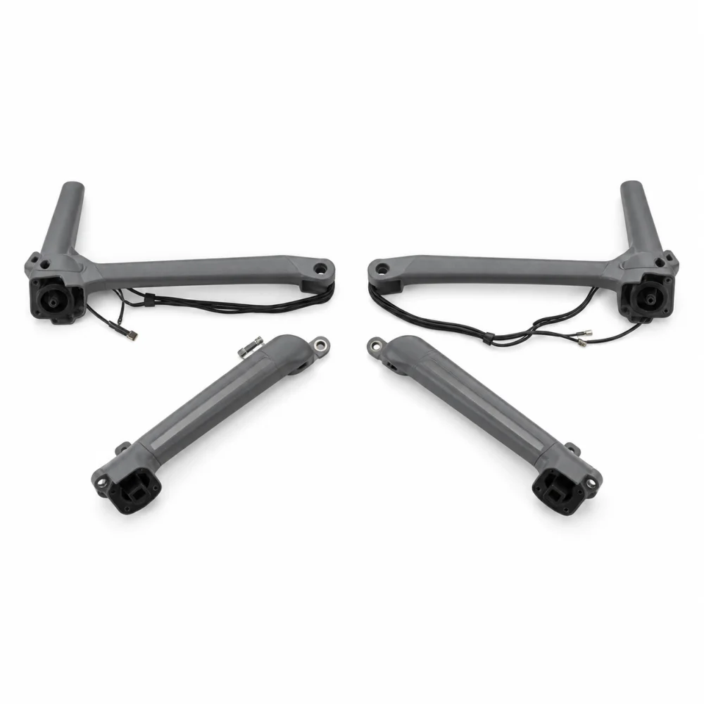 Illustrative drone motor arm assemblies