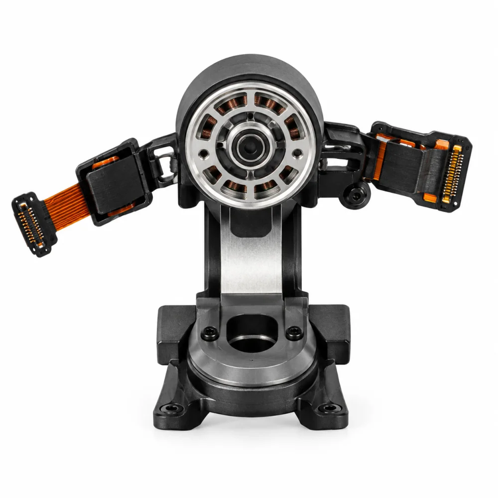 Illustrative gimbal yaw and roll arm with motor